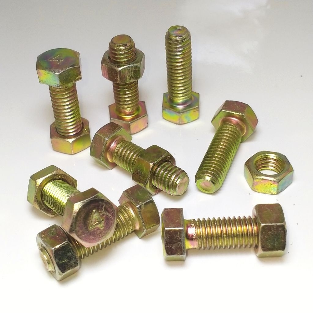 baut mur m8x25 pitch 1,25 baut 12 kunci 12 kode seri 4