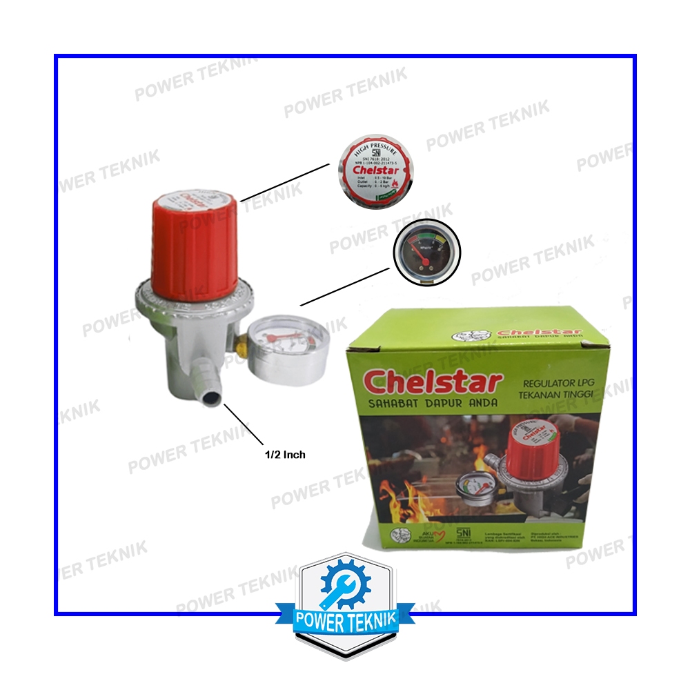Regulator Gas LPG CHELSTAR High Pressure
