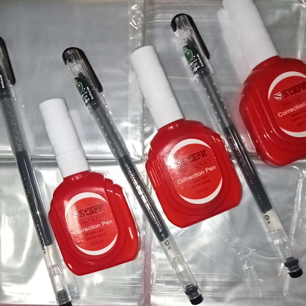 

paket (Pulpen + Tipe X) | Zuixua & Stark