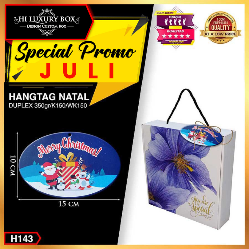 

Hangtag Natal/Hangtag Merry Christmas/Aksesoris Natal/Hiasan NatalH143