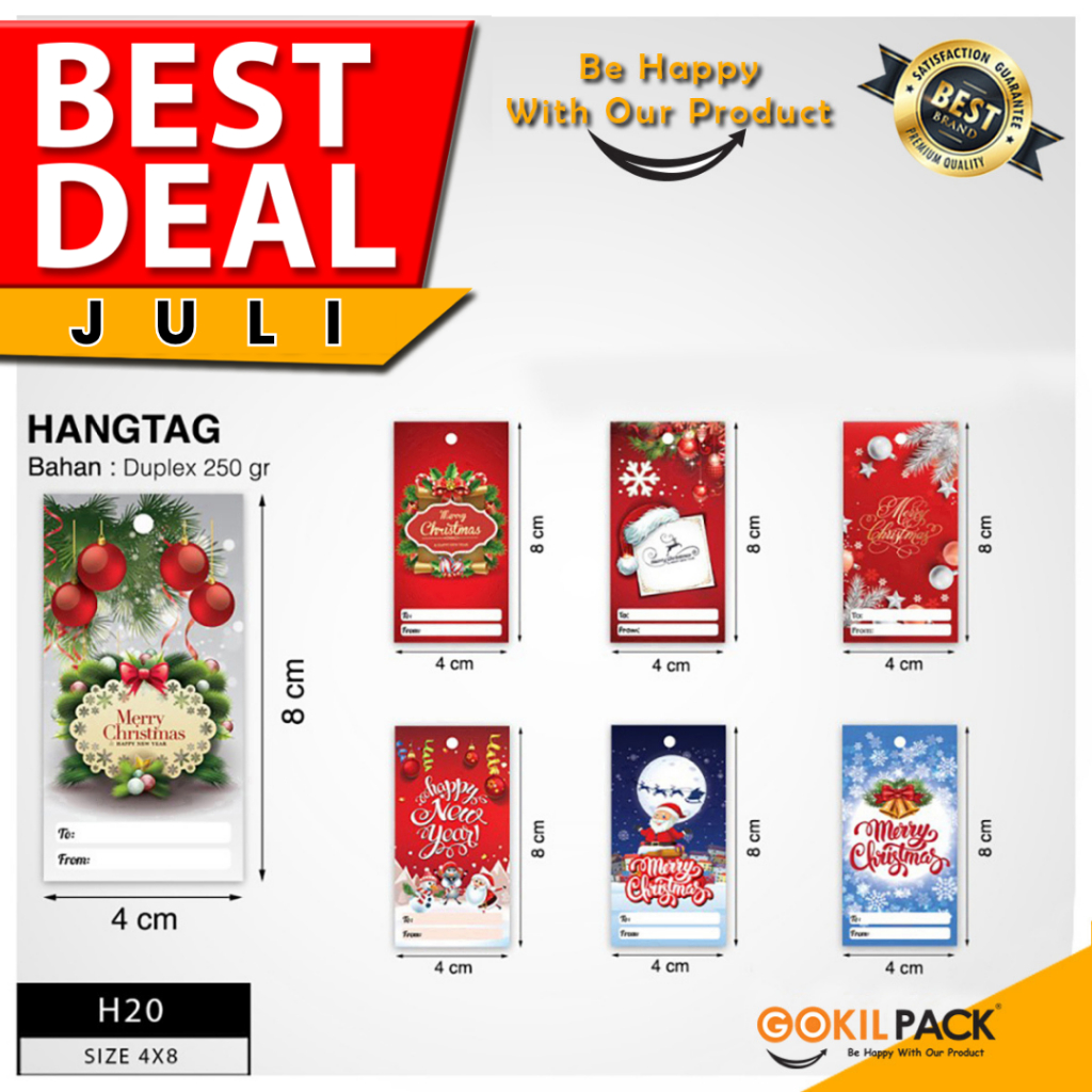 

Hang Tag – Hang Tag Motif Merry Christimas 7,5x5 | H20