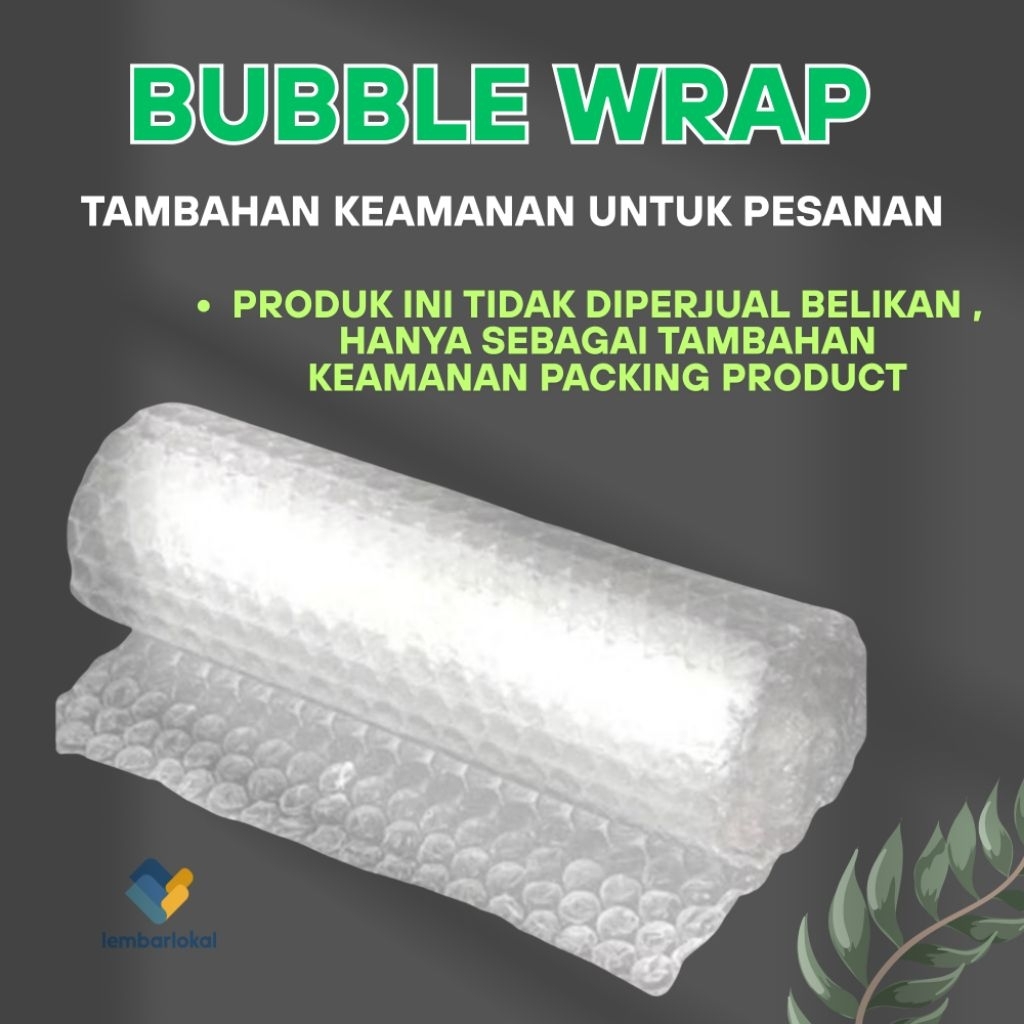 

Bubble Wrap (Tambahan Packing) | Bubble Hitam | Tambahan Packing Agar Lebih Aman dan Safety