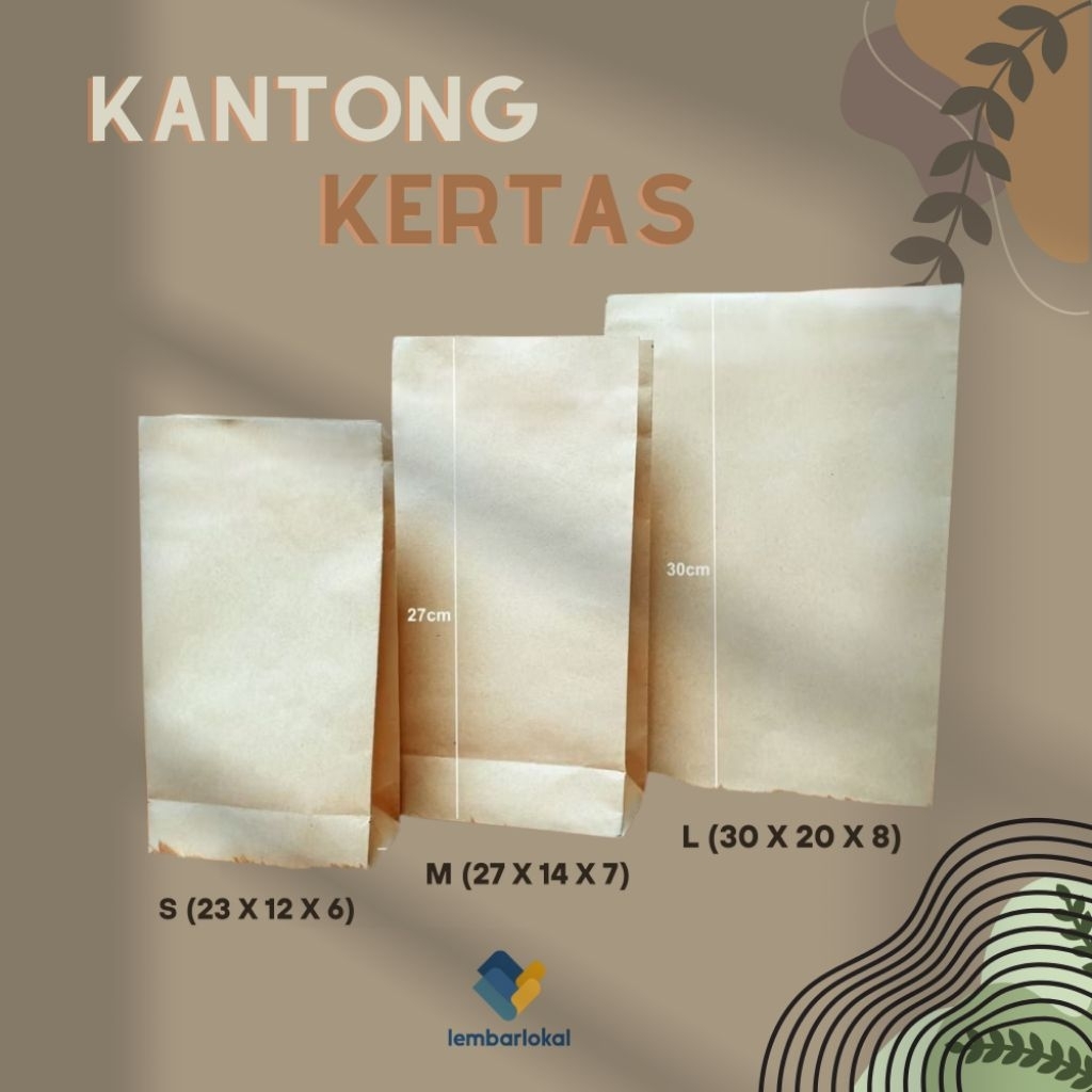 

Kantong Kertas Polos | Kantong Kertas Multifungsi