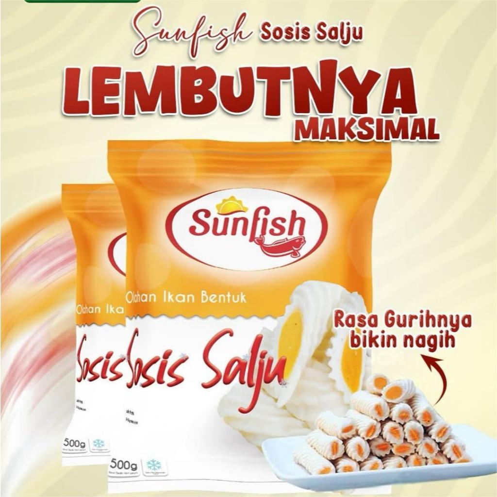 

SUNFISH SOSIS SALJU 500GR - Olahan Seafood - Kheiza Frozen