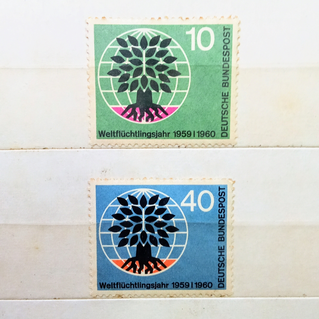 

Prangko Koleksi FIlateli Jerman Barat 1960 World Refugee Year