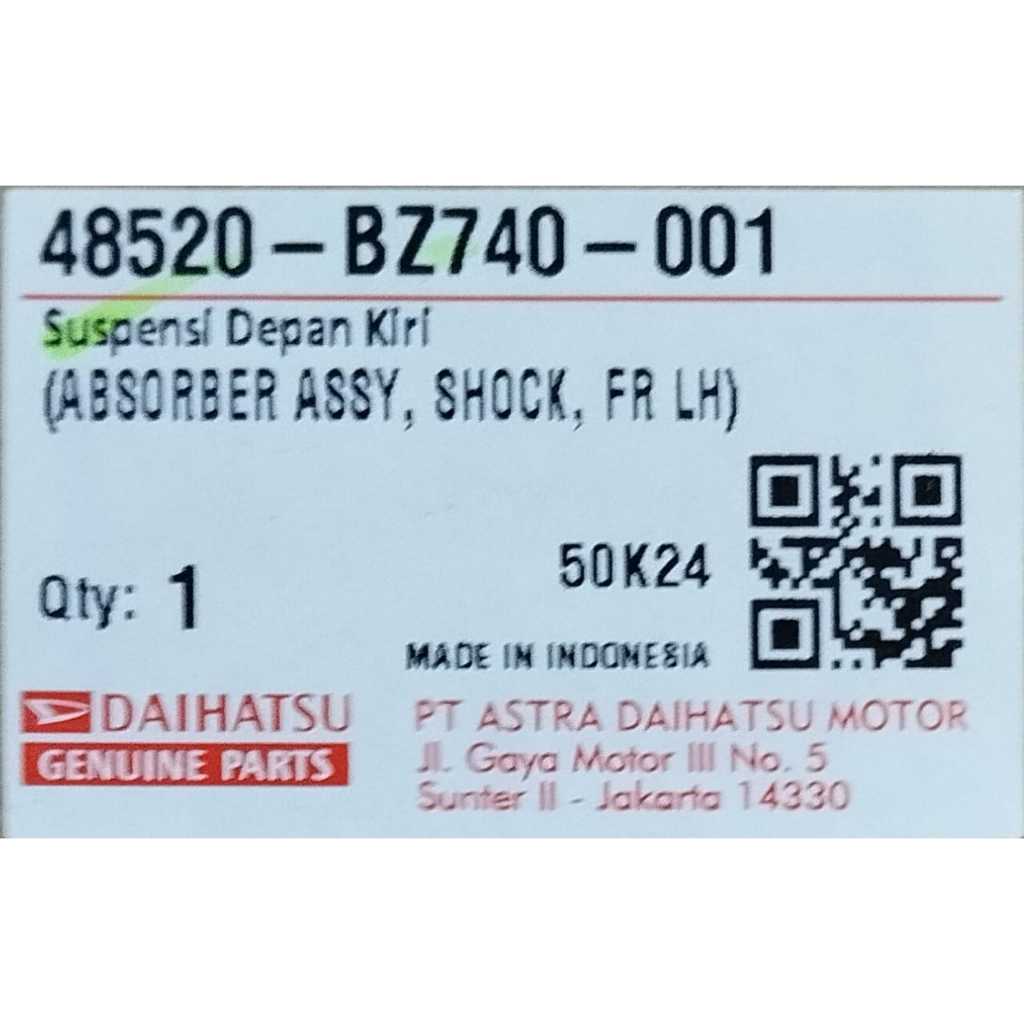 SHOCKBREKER DAIHATSU ALL NEW XENIA (DPN KIRI) / 48520-BZ740-001
