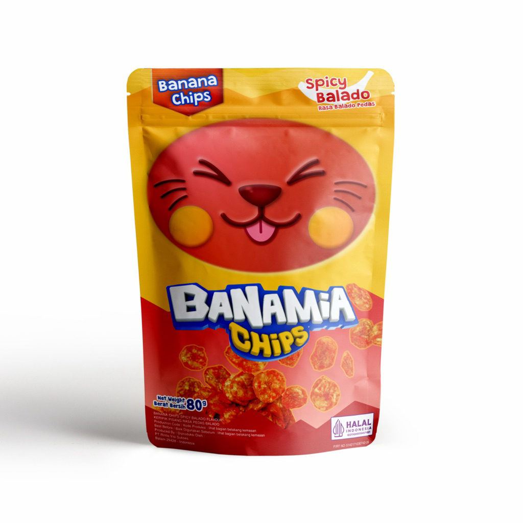 

keripik Pisang rasa Balado pedas