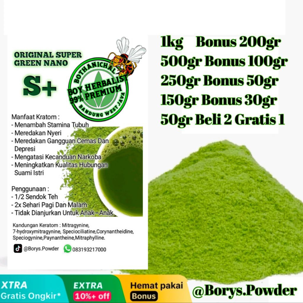 

yerbamattea organik original tea hijau khas kalimantan kualitas nano s+ ultra eceran/satuan