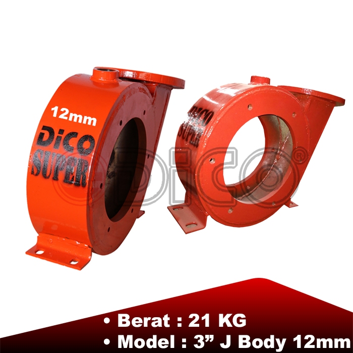 BODY Pompa Pasir 3" 12mm J DICO