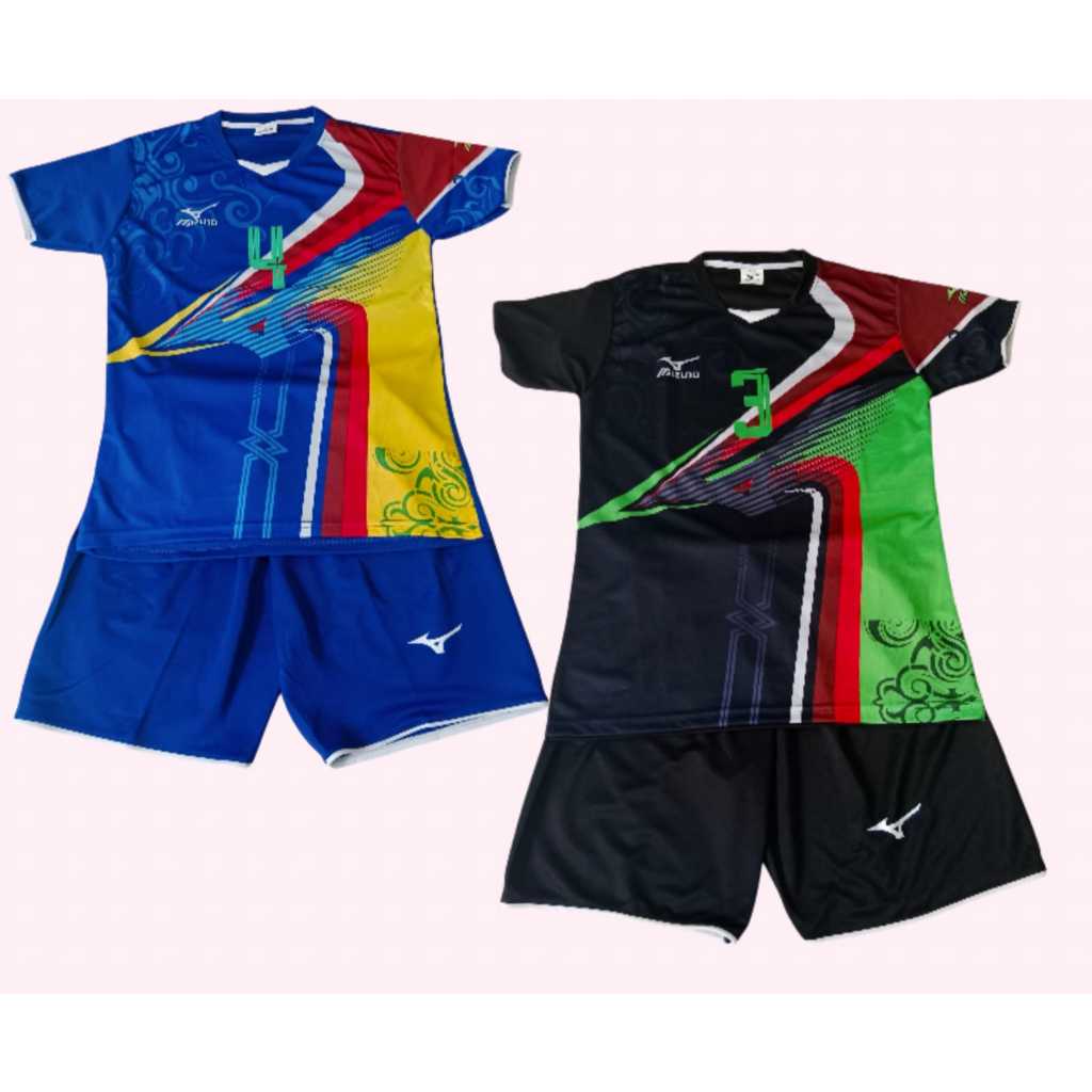 SETELAN VOLI WANITA, SETELAN VOLI CEWE LUSINAN BERNOMOR, SETELAN BERNOMOR LUSINAN