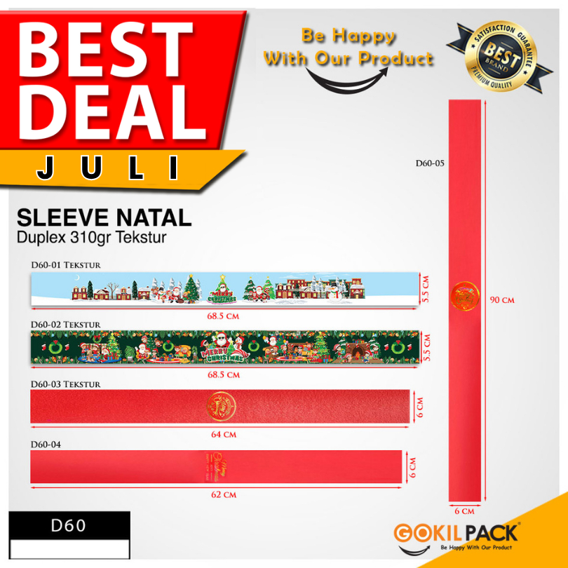 

Sleeve Merry Christmas|Sleeve Natal|Paperbelt Natal|Paper Belt|D60