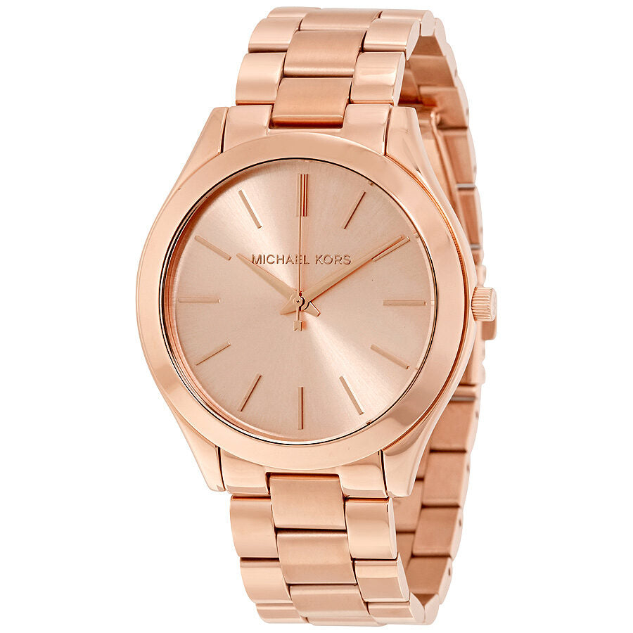 [PROMO] Jam Tangan Wanita Mewah Tahan Air Slim RW Rose Gold Stainless Steel Bracelet Mewah 42mm RW