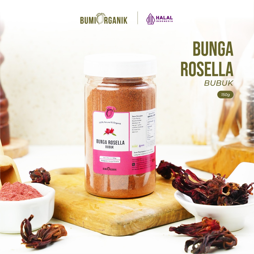 

EKSTRAK BUNGA ROSELLA BUBUK MURNI TANPA CAMPURAN 100% ORIGINAL 150G ROSELLA MERAH BUBUK MURAH ALAMI / ROSELLA UNGU PREMIUM HIBISCUS PURE POWDER BUNGA ROSELLA TEA / ROSELA MERAH KERING / NUTRIFARM BRAGG DARI BUMI GEMELI LEMOVITA OFFICIAL BEORGANIK
