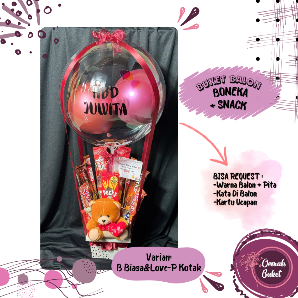 

Buket Balon | Buket Snack Balon | Buket Wisuda | Buket Boneka Wisuda | Buket Ulang Tahun | Oemah Buket Sidoarjo