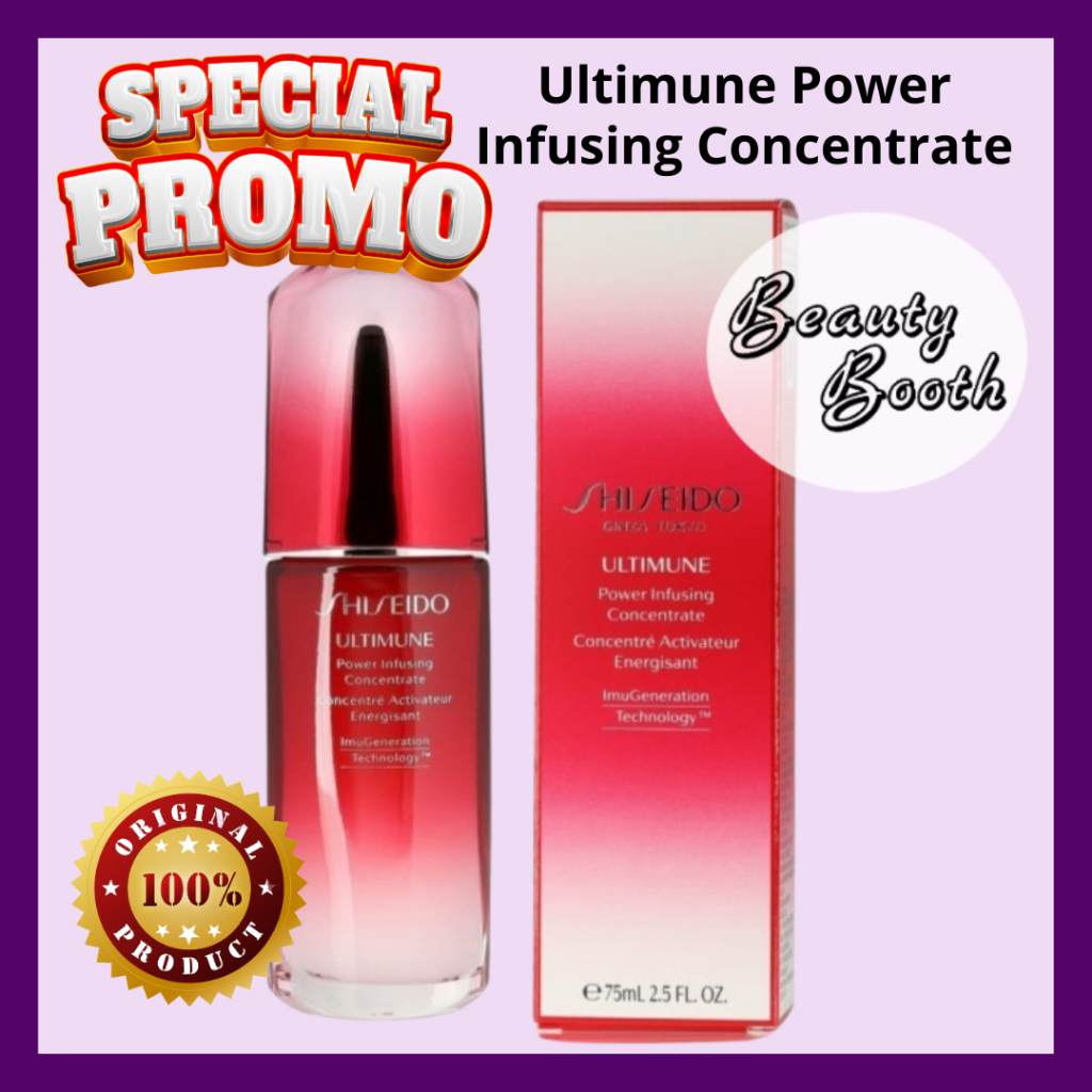 SHISEIDO Ultimune Power Infusing Concentrate 50ml 75ml 100ml UTM - Bautybooth Beauty Booth