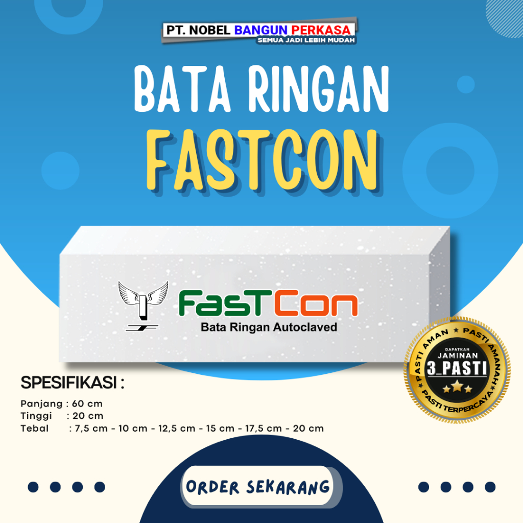 Bata Ringan Merk Fastcon