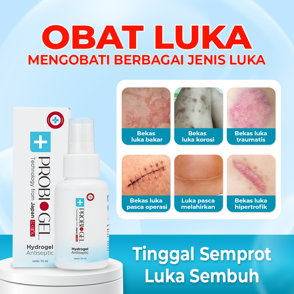 Obat Luka Diabetes Bernanah Antiseptik Penghilang Luka Cepat Kering Semprot Probiogel Hydrogel