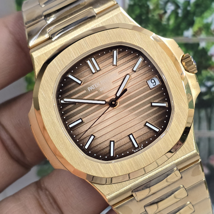 Patek Philippe Nautillus 5711 Swiss Automatic Movement V3 Rose Dial