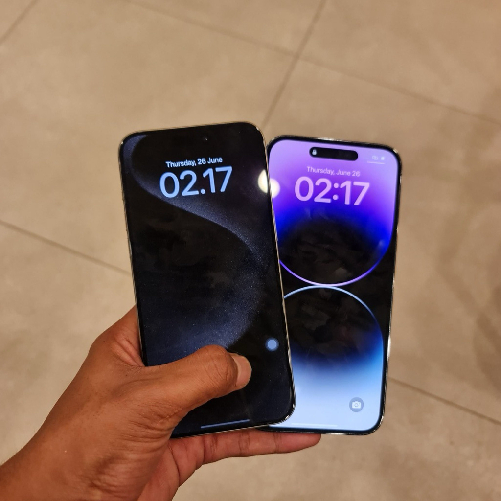 IPHONE 15 PRO MAX 256GB IBOX NATURAL TITANIUM MULUS FULLSET LIKE NEW