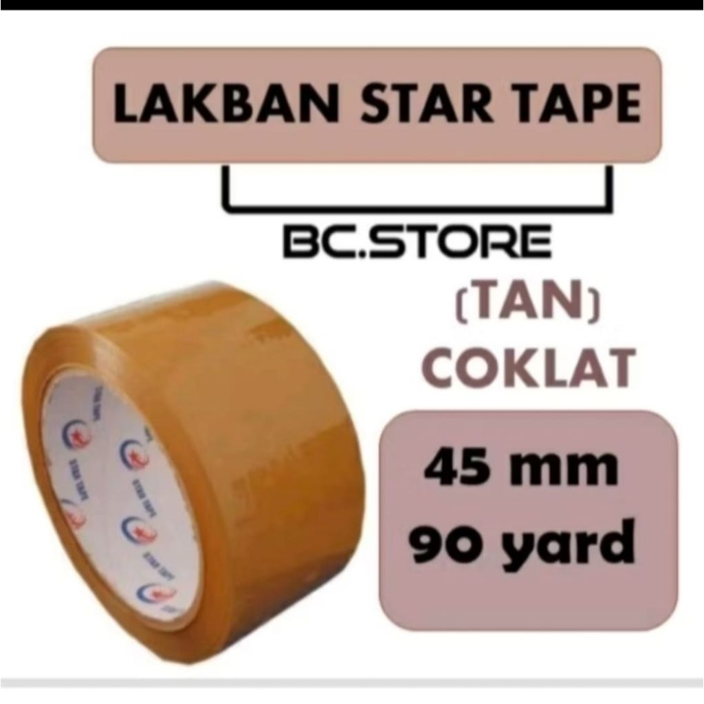 

ready stok lakban bening dan coklat packing ecer satuan