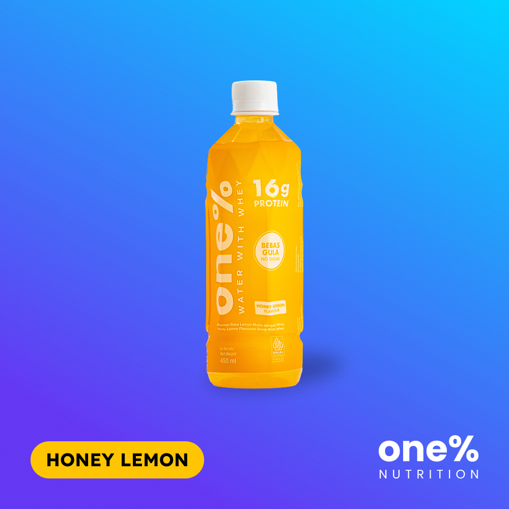 

one% Nutrition - Protein Water | Honey Lemon Flavour 450ml