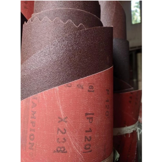 AMPLAS KILOAN KAIN KAKU BIG CHAMPION GRIT #24 #36 #40 #60 #100 #120 SISA POTONG PABRIK