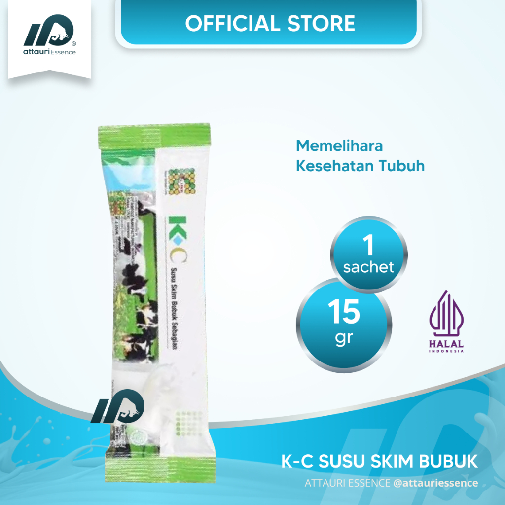 

K-C Susu Skim Bubuk (1 Sachet) Susu Skim K-Link Original Skim Milk Powder New Zealand Untuk kekebalan Tubuh Memelihara Kesehatan Tubuh K Link Official Store K-Link Original Store Attauri