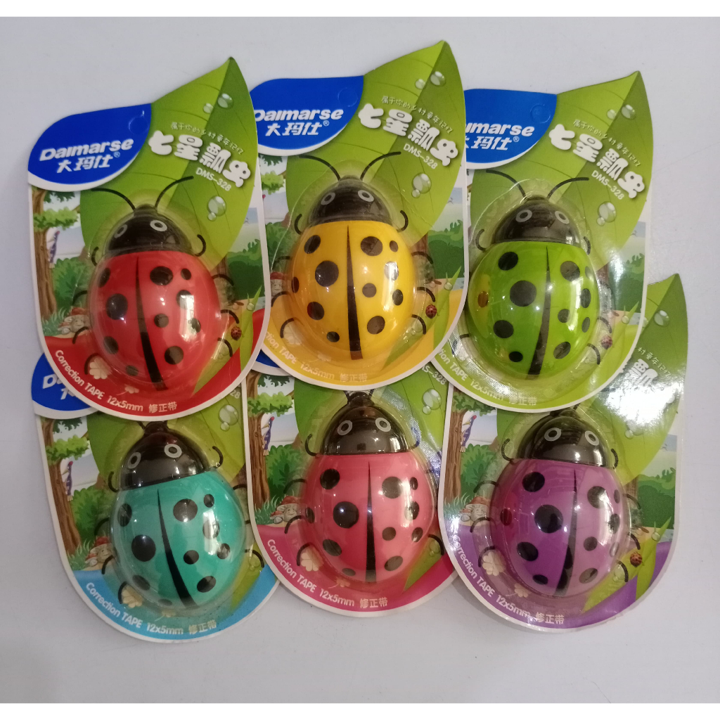 

Correction Tape Daimarse Animal Series / Tip ex Kertas Daimarse Animal DMS-328 / Tip ex roll daimarse / Correction Tape