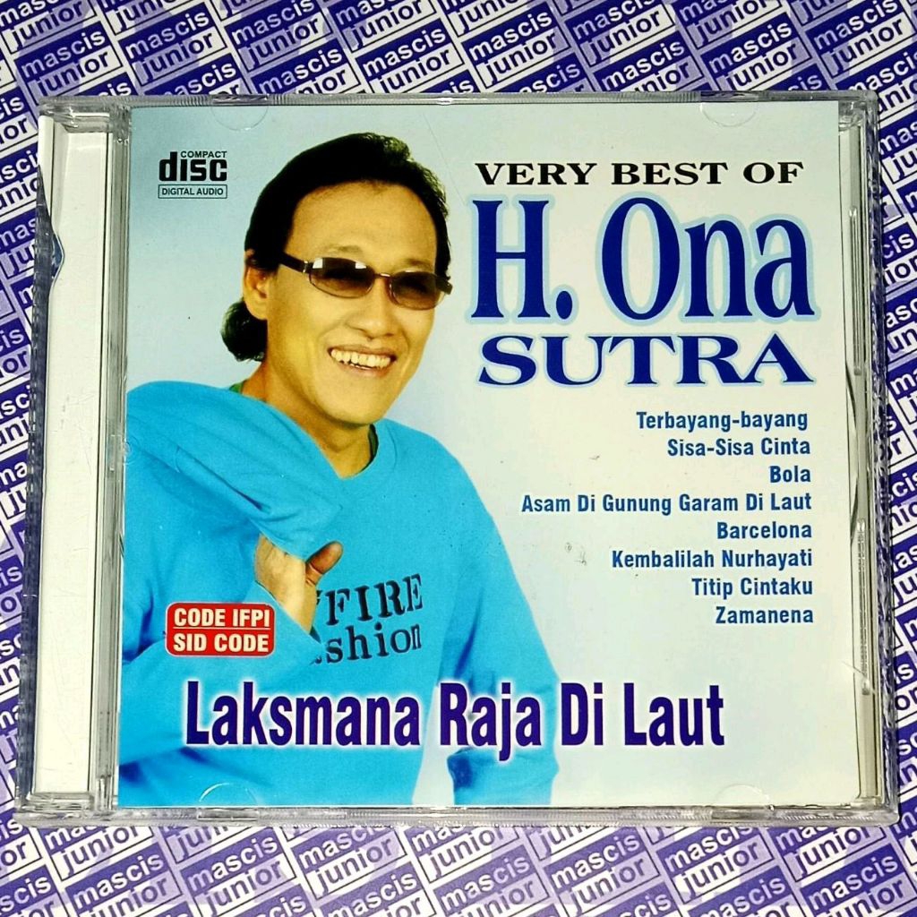 CD H. Ona Sutra - Very Best Of . Laksmana Raja Di Laut