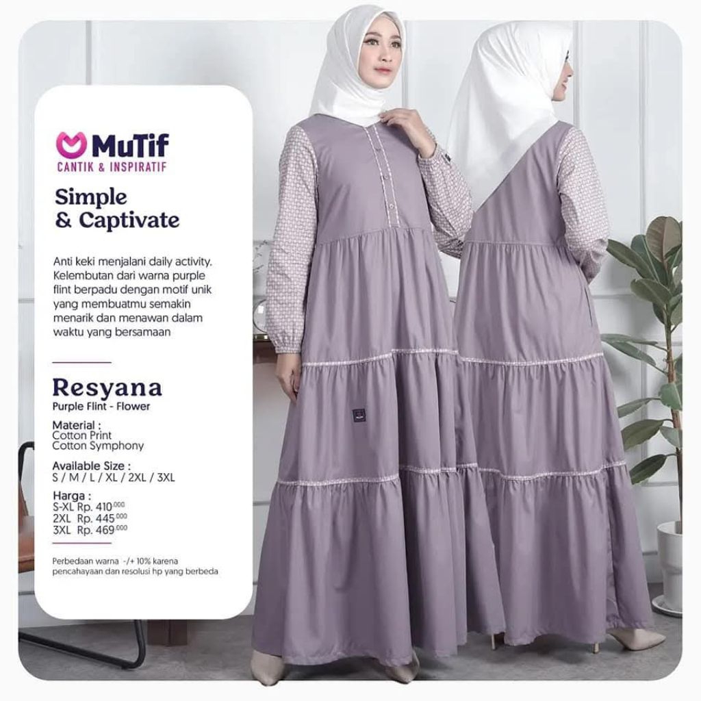 Resyana Purple Flint by Mutif