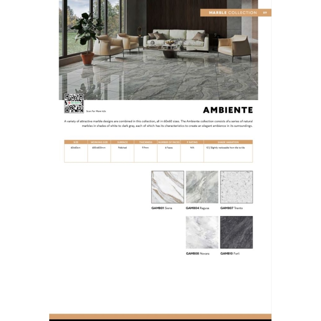 GRANIT MEREK NIRO TYPE AMBIENTE GAMB01 SIENA, GAMB04 RAGUSA, GAMB07 TRENTO, GAMB08 NOVARA, GAMB10 FO