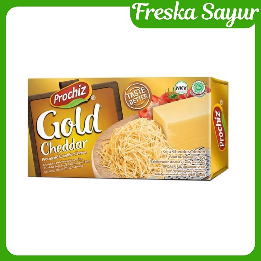 

Prochiz Gold Keju Cheddar Olahan Box 160 gr