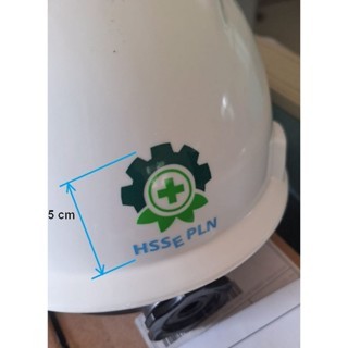 

Stiker Logo Safety HSSE PLN (Cutting Stiker)