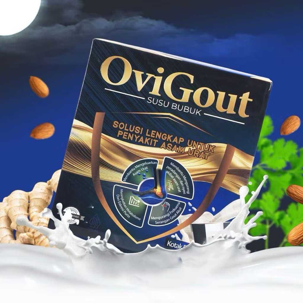 

OVIGOUT Susu bubuk solusi lengkap untuk penyakit asam urat/OviGout milk