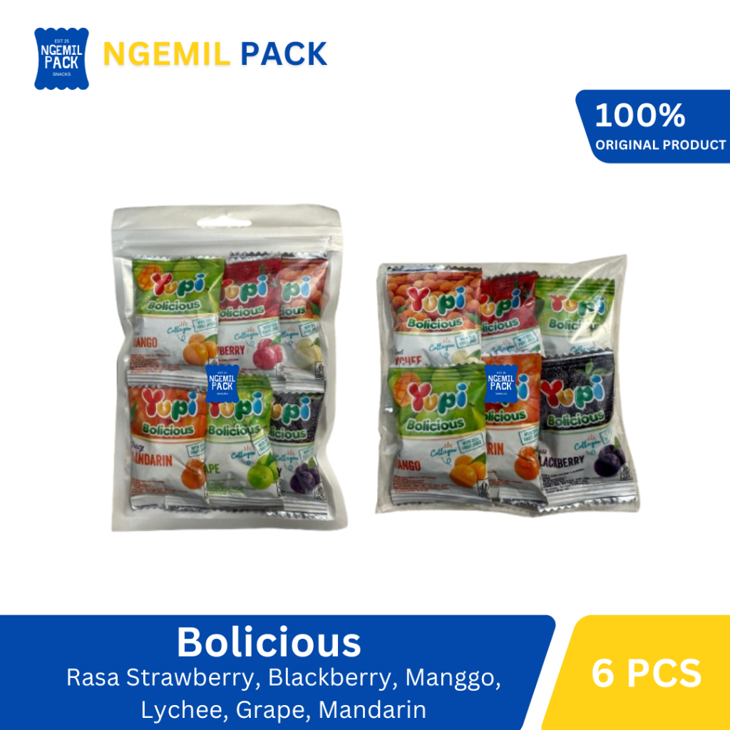 

Mini Gift Yupi / Hampers Yupi Aneka Rasa Bolicious Isi 6pcs