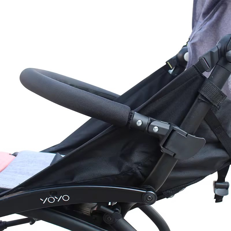 Handle Bar Stroller Handle Stroller Bayi Pegangan Stroller Adjustable Bumper Sandaran Tangan