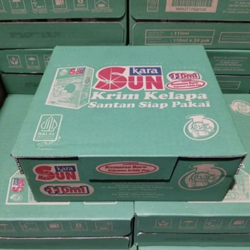 

Sun Kara Krim Kelapa Santan Instan 110 ml isi 24 per 1 Karton