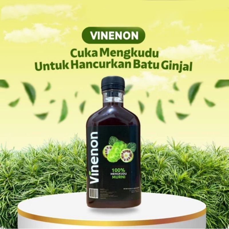 

Vinenon Cuka Mengkudu - 100% Mengkudu Asli - Obat Asam Urat dan Batu Ginjal - 300ml - BPOM - Halal