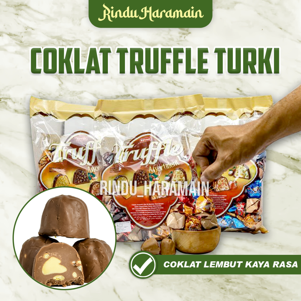 

cokelat arab truffle 1kg / coklat truffes oleh-oleh haji dan umroh / coklat khas turkey