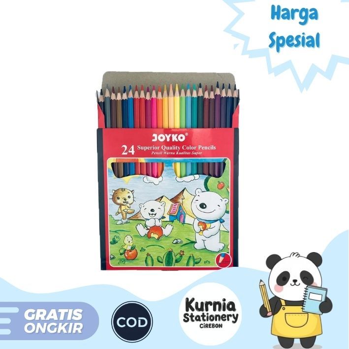

Joyko Pensil Warna Panjang Isi 24 / Drawing Pen CP-24PB