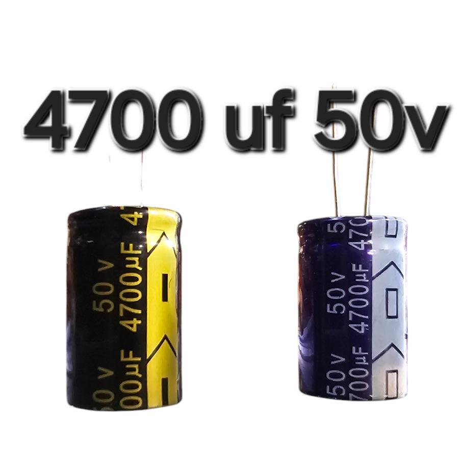 4700 50V 4700Uf 50Volt 4.700 Uf 50 Volt Elko Elco 4700 50V 50Volt
