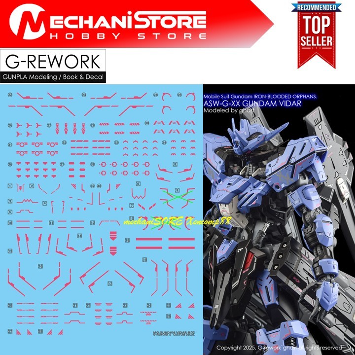 Water Decal MG Vidar by G-REWORK