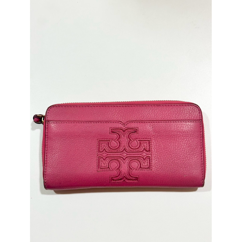 Tory Burch Pink Wallet Original Second