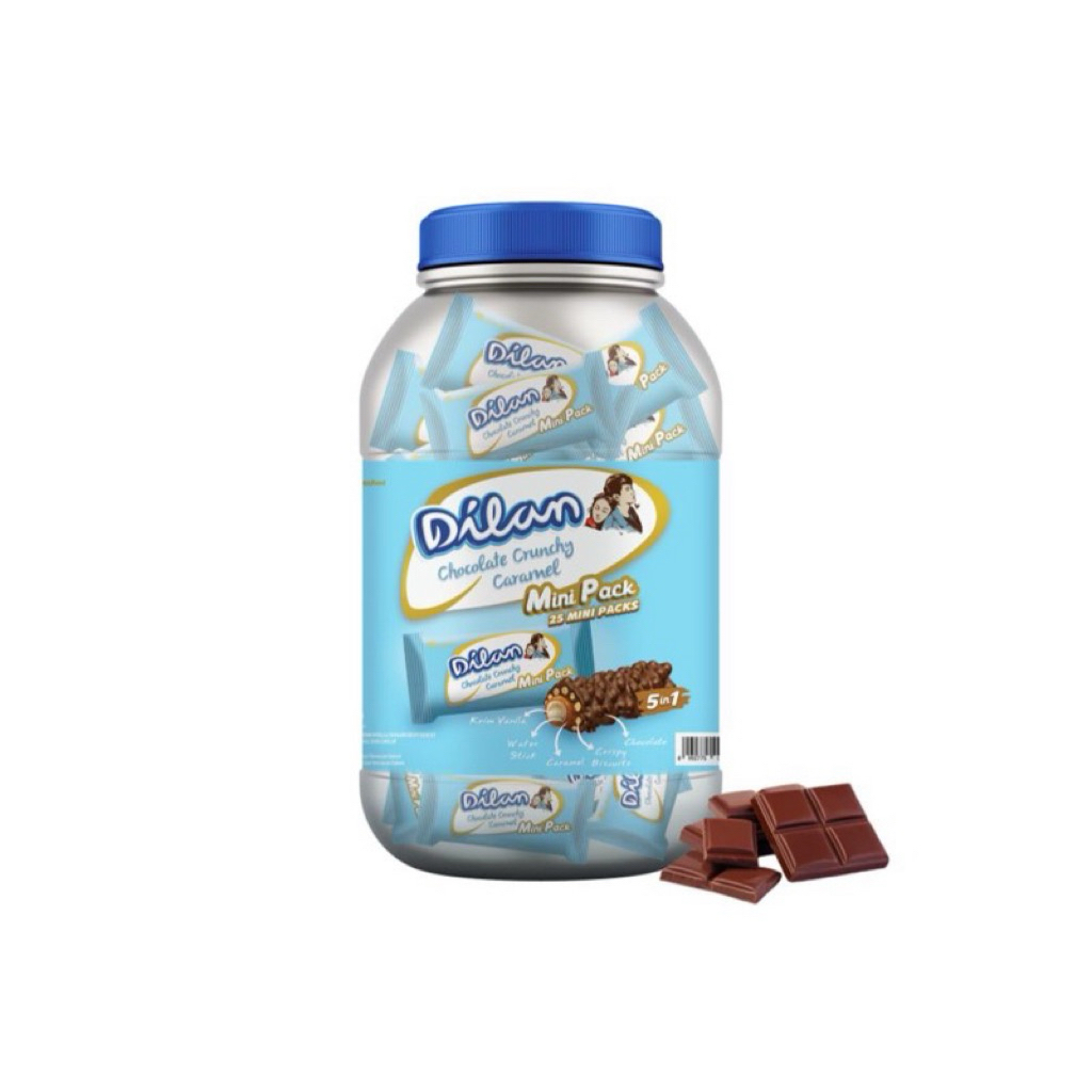

DILAN CHOCOLATE CRUNCHY CARAMEL MINIS TOPLES ISI 25