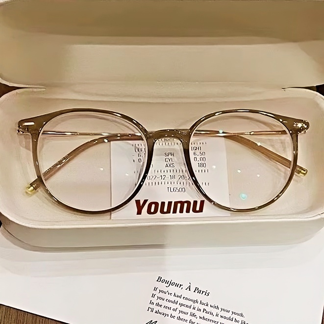 Kacamata Fashion Korea -0.25~ -3.25 Kacamata Minus Wanita Bingkai Kacamata unisex Kacamata bingkai b