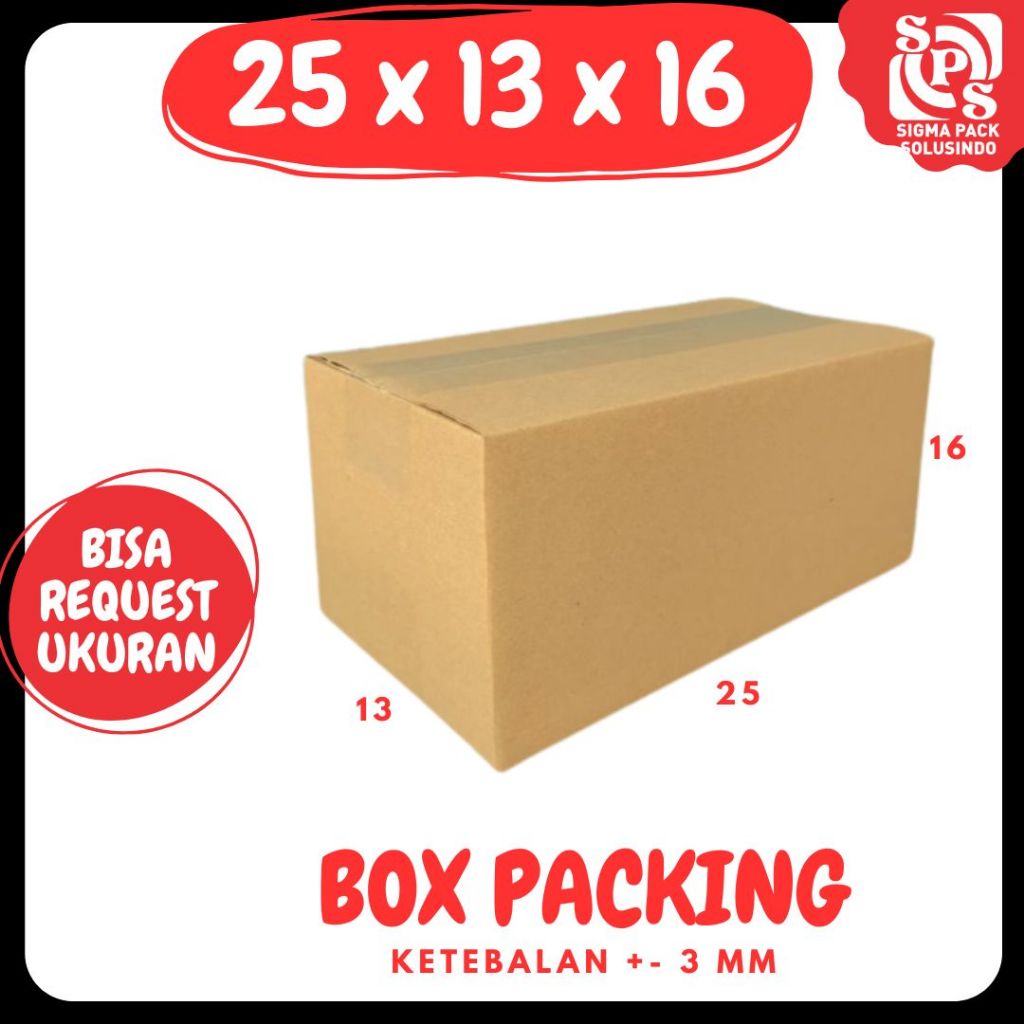 

Box 25x13x16 Kardus A1 Packing Dus Kotak Kemasan Souvenir Botol Minyak Kopi Gula Madu Zigma Pack