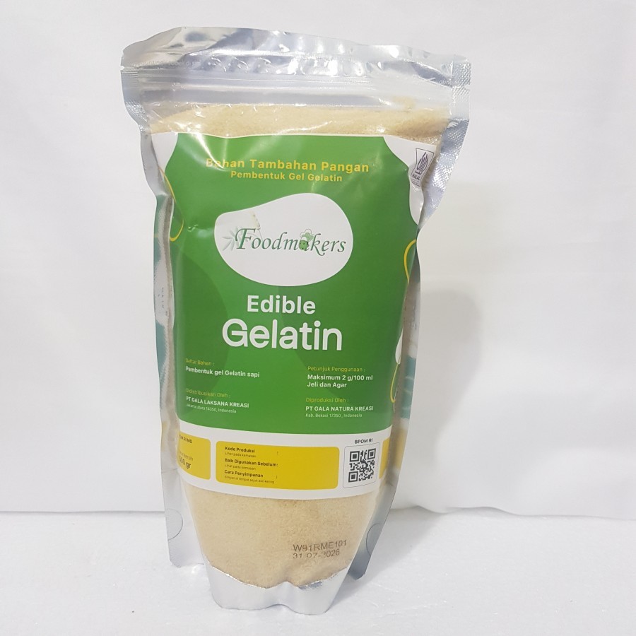 

Foodmakers Edible Gelatin Powder 1kg/500g/100g