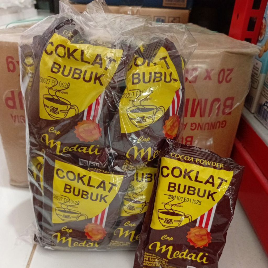 

Cokelat Bubuk Cap Medali 25gr