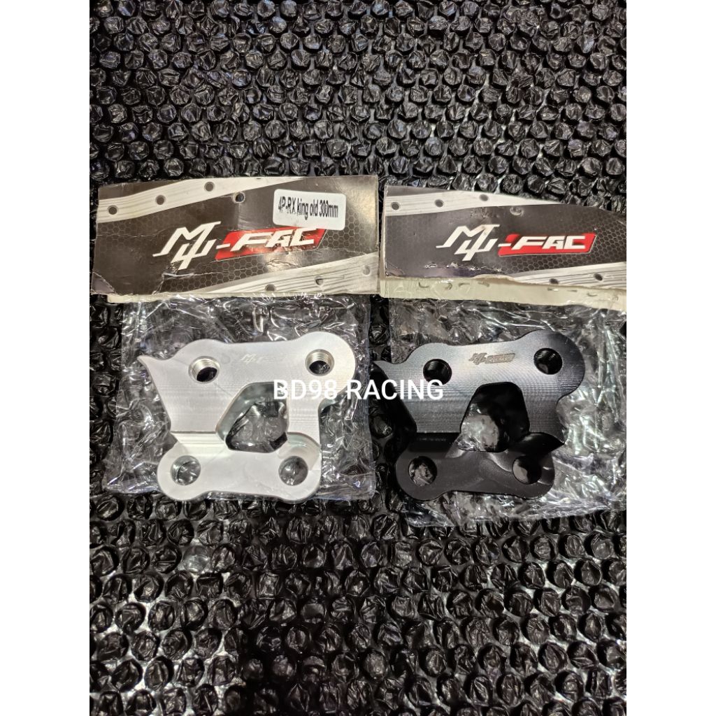 BREKET KALIPER BIGPOT DEPAN RX KING LAMA/ RX KING OLD BREKET KALIPER AXIAL 4 PISTON DISC 300MM