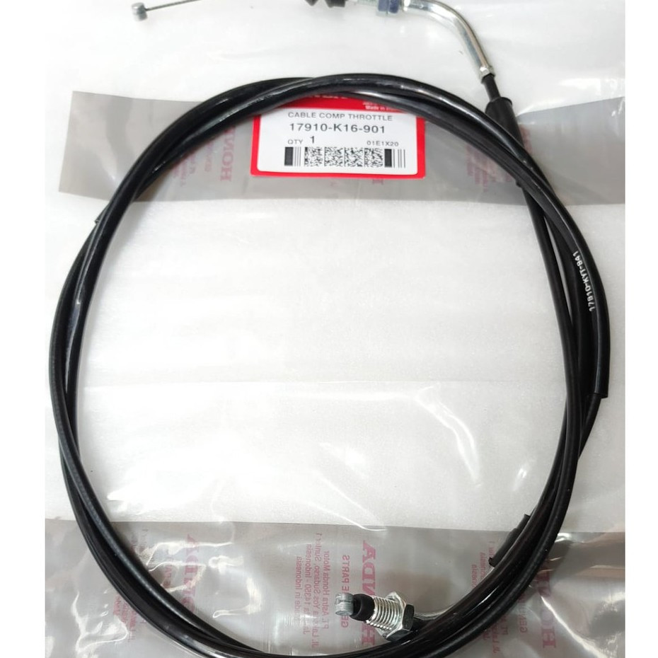 17910-K16-901 Kabel Gas Honda Beat Fi 2012 sd 2014, Scoopy Fi 2013 sd 2015 AHM ORI
